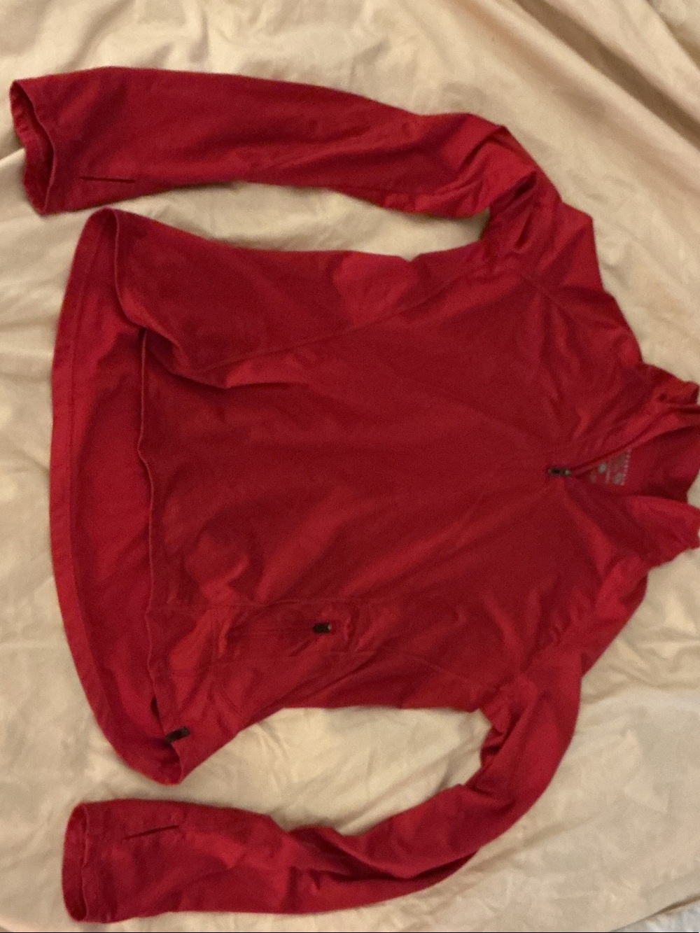 Mountain Hardwear women’s Red Half-Zip Performance Pullover